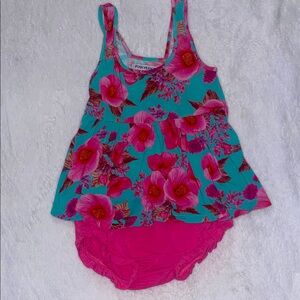 Posh Peanut Kienna peplum bummie 2T